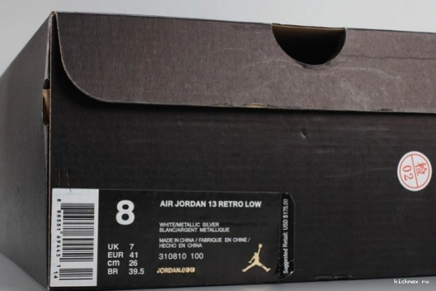 Rep 13 LowPure Money 310810-100 Air white mens Jordan 0805